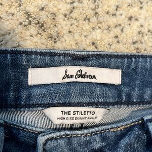 Sam Edelman sz 31 The Stiletto high rise skinny ankle jeans. Smoke/pet free